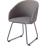 ION Design Oskar Dining Armchair | Gray/Black P-26132