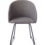 ION Design Oskar Dining Armchair | Gray/Black P-26132
