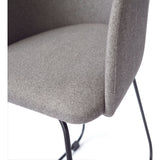 ION Design Oskar Dining Armchair | Gray/Black P-26132