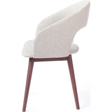 ION Design Niels Dining Armchair | Natural/Walnut P-26135