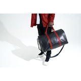 Hook & Albert Project 11 Leather Weekender Bag | Red