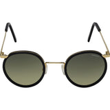 Randolph Engineering Fusion P3 23K Gold/Black Sunglasses | Green Gradient Skull P3P1401-I3-Ny