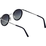 Randolph Engineering Fusion P3 Matte Chrome/Blue Sunglasses | Blue Gradient Skull P3P4402-I4-Ny