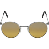 Randolph Engineering P-3 Matte Chrome Sunglasses | Citron Metallic Nylon AR Skull 49/23MM P3P4415-NY