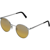 Randolph Engineering P-3 Matte Chrome Sunglasses | Citron Metallic Nylon AR Skull 49/23MM P3P4415-NY