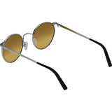 Randolph Engineering P-3 Matte Chrome Sunglasses | Citron Metallic Nylon AR Skull 49/23MM P3P4415-NY