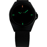 traser H3 Black P59 Essential M Watch | Milanese Pvd Coasted Stainless Steel Strap 108206
