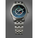 traser H3 Blue P59 Aurora GMT Watch | Steel Strap32-107036