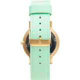 Shore Projects Portland Watch with Classic Strap | Gold / White / Mint S022G