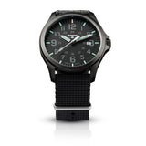 traser H3 Black P67 Officer Pro Gunmetal Watch | Nylon Strap1-107422