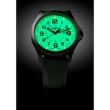 traser H3 Lime P67 Officer Pro Gunmetal Watch | Rubber Strap74-107424