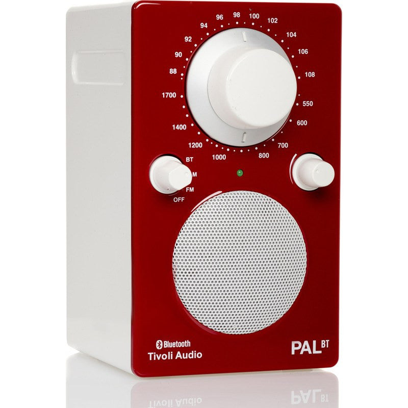 【Tivoli Audio】PAL bt ✴︎RED✴︎ 海外製品✴︎ジャンク✴︎ Tivoli Audio PAL BT Bluetooth Speaker Radio | Red/White PALBTGR