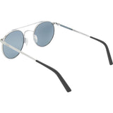 Randolph Engineering P-3 Shadow Bright Chrome Sunglasses | Blue Hydro Glass Skull 49MM PBP3474