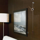 Nomon Punto Y Coma N Wall Clock | Steel/Walnut/Chromed Brass
