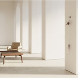 Nomon Punto Y Coma T Wall Clock | Graphite Finished Brass/Walnut