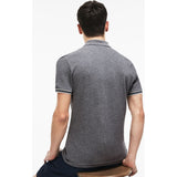 Lacoste Slim Fit Piped Sleeves Men's Polo Shirt | Galaxite Chine PH3187