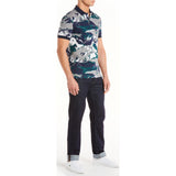 Lacoste Men's Regular Fit Alpine Print Mini Pique Polo
