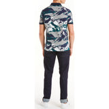 Lacoste Men's Regular Fit Alpine Print Mini Pique Polo