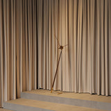 Nomon Pisa G Floor Clock | Brass/Walnut