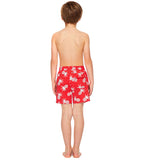 Tom & Teddy Boy's Pineapple Shorts | Blue & Crimson