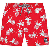Tom & Teddy Boy's Pineapple Shorts | Blue & Crimson