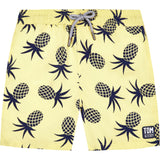 Tom & Teddy Boy's Pineapple Shorts | Yellow & Blue