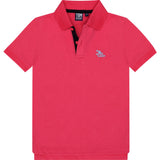 Tom & Teddy Kid's Polo Shirt | Raspberry