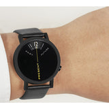 Projects Watches Past, Present & Future Watch | Black / Leather Band 7214 BL-40