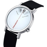 Projects Watches Daniel Will-Harris 40mm Past, Present & Future Watch | Black/White Leather