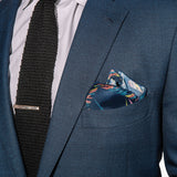 Hook & Albert Far Out Pocket Square | Green PSLNS17F-GNYL-SLK