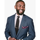 Hook & Albert Polka Pocket Square | Red PSPKD17F-RED-SLK