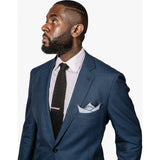 Hook & Albert Kimye Pocket Square | Gray PSSBC16S-GRY-OS