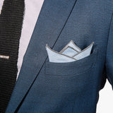 Hook & Albert Kimye Pocket Square | Gray PSSBC16S-GRY-OS