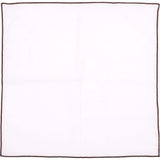 Hook & Albert Telfair Pocket Square | Red PSSDC15F-WHMR-OS
