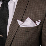 Hook & Albert Telfair Pocket Square | Red PSSDC15F-WHMR-OS