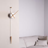 Nomon Punta Wall Clock | Oak finish/Glassfibre/Polystyrene