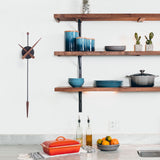 Nomon Punta Wall Clock | Oak finish/Glassfibre/Polystyrene