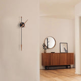 Nomon Punta Wall Clock | Oak finish/Glassfibre/Polystyrene