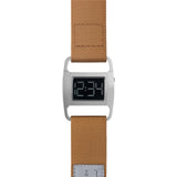VOID PXR-5 Polished Silver Watch | Yellow Ochre Nylon PXR5-PO/YO