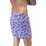 Tom & Teddy Palm Swim Trunk | Lavender/Blue / S