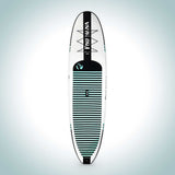 Pau Hana Big EZ Hawaiian Air 11' Inflatable Paddle Board | White/Black/Teal