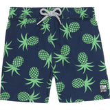 Tom & Teddy Boy's Pineapple Swim Trunk | Irish Green / 11-12