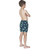 Tom & Teddy Boy's Pineapple Swim Trunk | Irish Green / 1-2