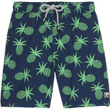 Tom & Teddy Men's Pineapple Swim Trunk | Irish Green / 2XL