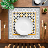 Hidraulik Letamendi Placemats Set of 4 | Yellow