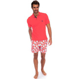 Tom & Teddy Men's Polo Shirt | Cayenne / XL
