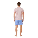 Tom & Teddy Men's Polo Shirt | Pastel Pink