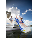 Aquaglide Freefall Inflatbale Pontoon And Dock Slide | Yellow/White/Blue 58-5213006