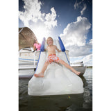 Aquaglide Freefall Inflatbale Pontoon And Dock Slide | Yellow/White/Blue 58-5213006