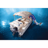 Aquaglide Freefall Inflatbale Pontoon And Dock Slide | Yellow/White/Blue 58-5213006